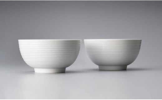 中仙窯 有田焼 白磁丼 2個セット 中尾恭純作 作家 作家物 白