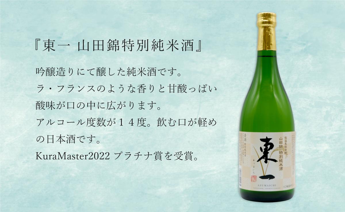 《The SAGA 認定酒》さがん酒 東一 山田錦特別純米酒 / 東一 