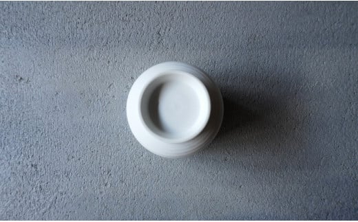 有田焼 白妙磁湯呑W【晩香窯・庄村久喜】食器 うつわ 器 湯