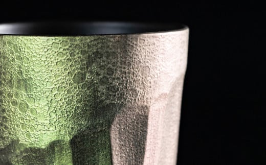 【泡が描く奇跡の模様】有田焼 麟 Lin Awa Old ロックカップ 2