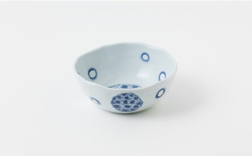 有田焼カレー(大) あじさい 4個セット【プレアデス】ボウル