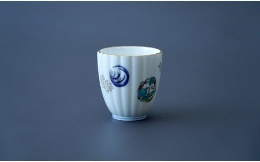 有田焼 金ミル花丸紋・二人用 茶器 セット【香蘭社】食器 