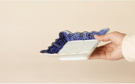 【アウトレット・デッドストック 】有田焼 フチサビ 青釉