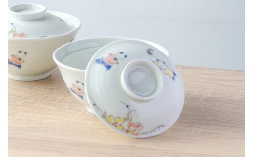 有田焼 アウトレット 唐子 どんぶり 2個セット【山忠】食器