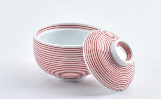 有田焼 赤の線がかわいいお正月 3点 セット【まるぶん】食