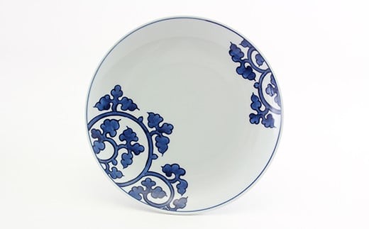 源右衛門窯 染付唐草文 組皿 器 食器 皿 伝統的文様 皿 唐草