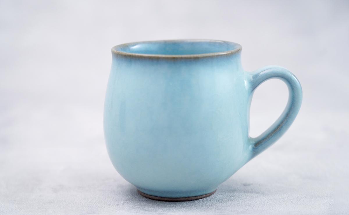 有田焼 月白丸マグカップ【梶原大敬 茂正工房】器 うつわ 