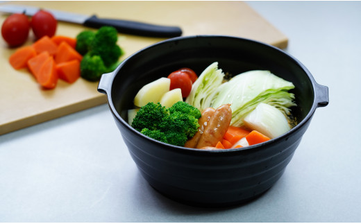 有田焼 熱々のまま食卓へ「Only碗」（ブラック） 【大慶】 