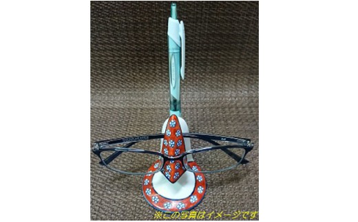 メガネスタンド（梅濃赤） 【九州特産品販売】眼鏡置き場 