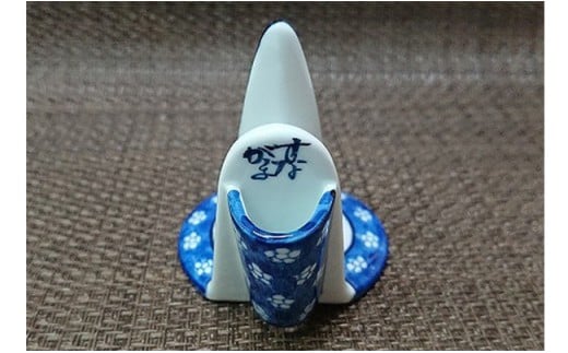 メガネスタンド（梅濃青） 【九州特産品販売】眼鏡置き場 