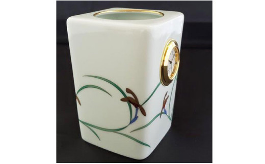 香蘭社「リンドフィールド」 ペン立て時計 30000円 3万円 A30-