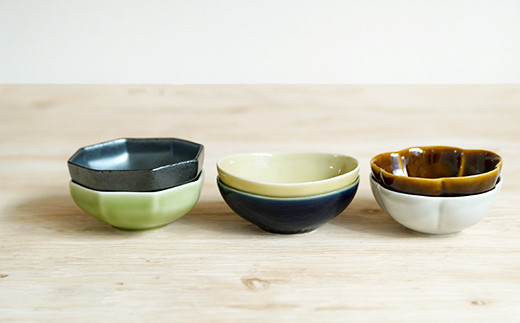 金善製陶所 豆小鉢 ３種類 6点セット 有田焼 和食器 食器 う