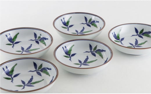 源右衛門窯 染錦胡椒絵 鉢 器 食器 取鉢 小鉢 サラダ鉢 有田