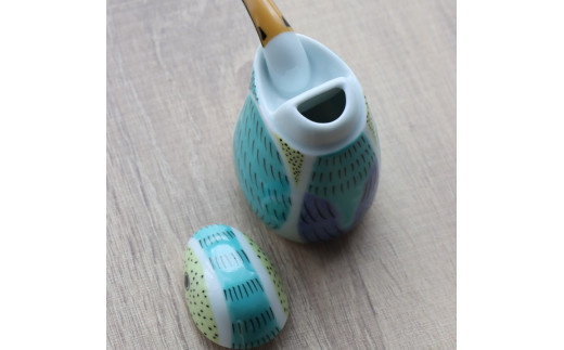 有田焼 カワセミの醤油さし プレゼントとして人気のキッチ