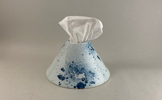 瑞峯窯 有田焼 月兎 ティッシュディスペンサー（ティッシ