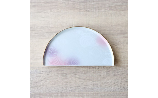 有田焼 錦おひな様 ぼんぼり珍味入れ 飾り皿セット【山忠