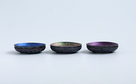 有田焼 麟 Lin 丸小皿 10cm 6色セット【金照堂】和食器 食器 