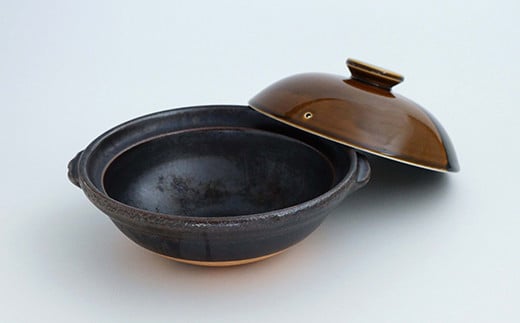 有田焼 掛分け 8号土鍋セット 2人用【金照堂】器 器 うつわ 