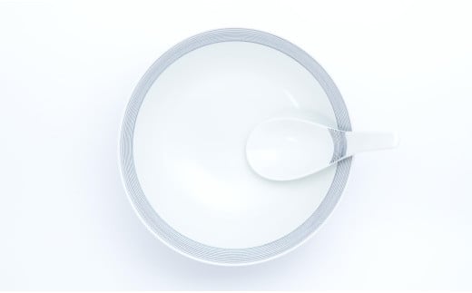 有田焼 究極のラーメン鉢 黒・赤呉須象嵌 ペアセット レン