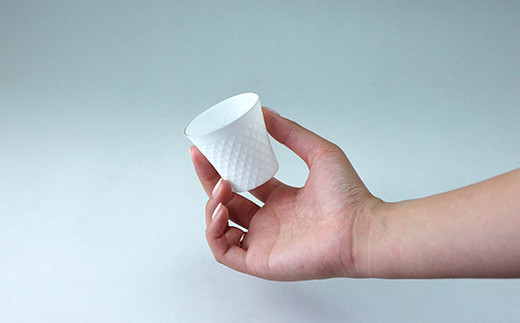 やま平窯元 エッグシェル MONYOU ぐい呑み 魚子（ななこ）・