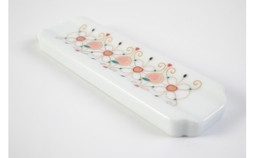 有田焼 カトラリーレスト ペア もも柄【賞美堂本店】箸置