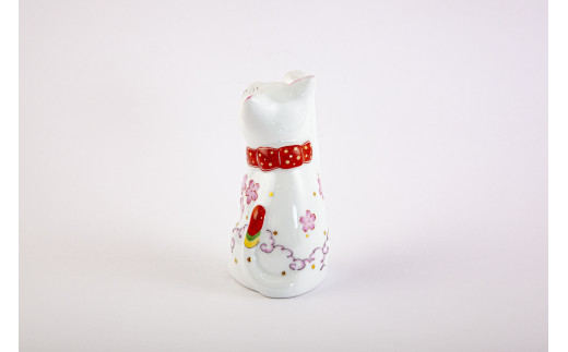 有田焼 招福猫 miw 撫子 子【賞美堂本店】オブジェ 置物 招