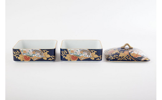 有田焼 其泉 琳派古伊万里様式 二段のお重【賞美堂本店】