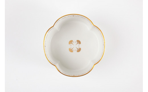 有田焼 其泉 ゆいからくさ ボウル 金 4個セット【賞美堂本