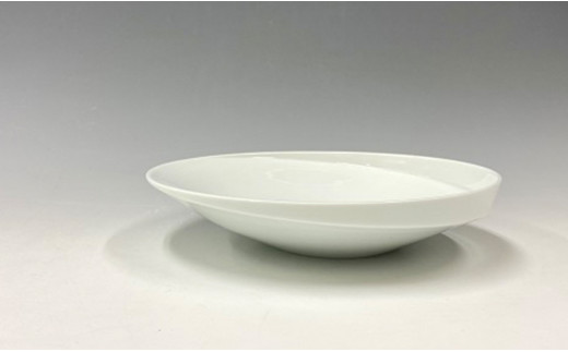 中仙窯 有田焼 白磁鉢 （中尾純作） A55-79