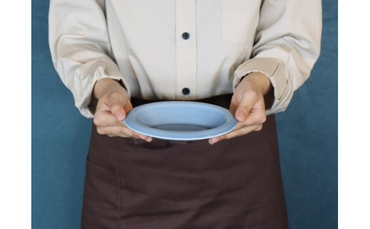 有田焼 with glaze Oval Bowl Sサイズ ブルー2色セット オーバル 