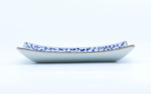 有田焼 蛸からくさ丸紋 長角皿 2枚セット【まるぶん】食器 