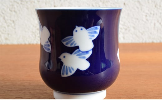 有田焼 ふくら雀 飯碗・湯呑セット【深川製磁】食器 器 う