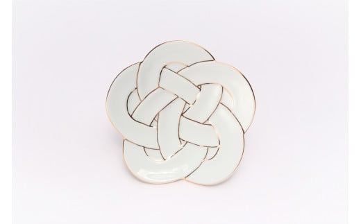 有田焼 金線梅むすび 小皿 5枚セット【丸兄商社】食器 器 