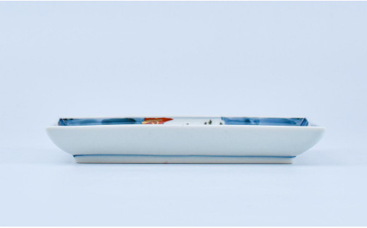 有田焼 文青 山水松竹梅 / 地紋 小焼皿【まるぶんオリジナ