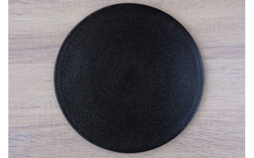 有田焼 フラットプレート 21cm Black and white 2枚組【山忠】食