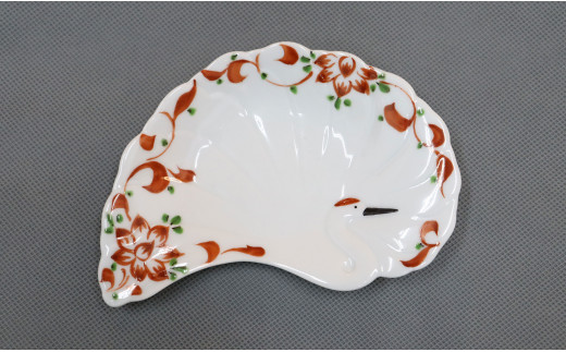 有田焼 銘々皿 鶴と亀 ペアセット 大慶 食器 うつわ 器 お正