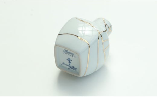 ジェレミー 花瓶 ～Gold line～ 忘れな草シリーズ A40-93