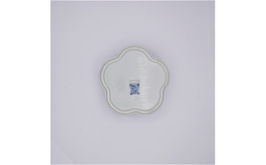 有田焼【染付松竹梅 梅型二段重蓋物】プレアデス A100-94