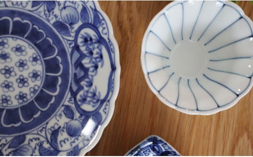 有田焼 染付コーデ 5点セット【まるふく】器 うつわ 食器 