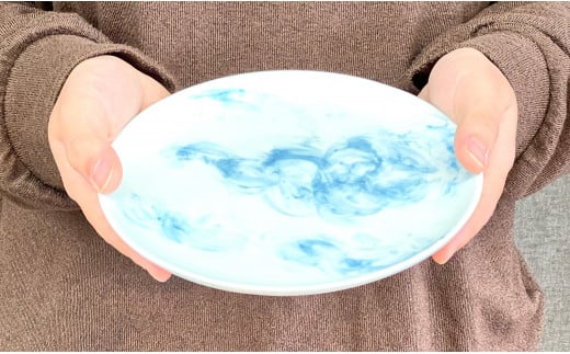 ARITAYAKI MUTSU 空（ブルー）17.5cm プレート・ボウル ペアセッ