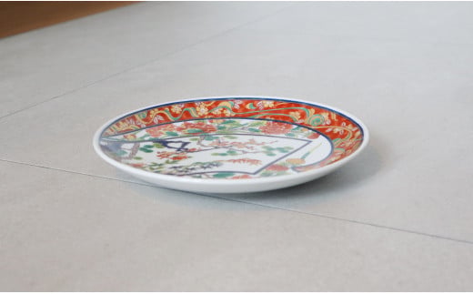 有田焼 扇割松竹梅 21cm プレート 2枚セット【まるふく】お