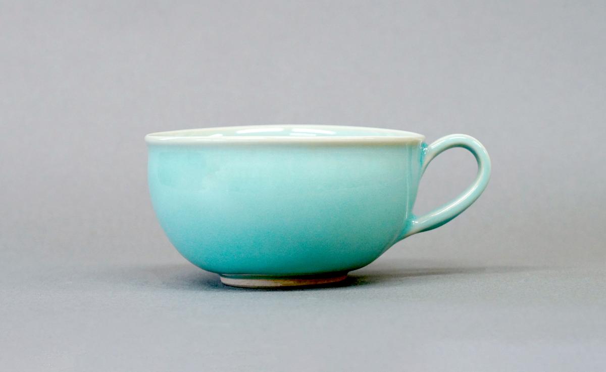 有田焼 翡翠スープ碗 2個セット【梶原大敬 茂正工房】器 う