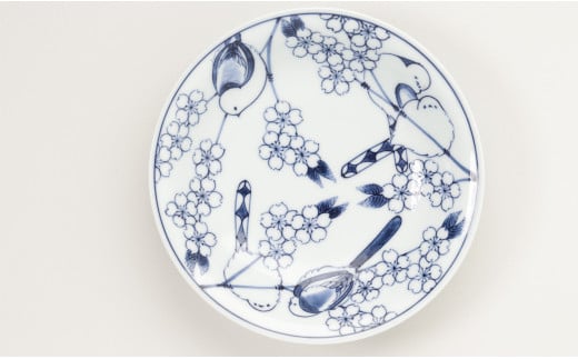 有田焼 シマエナガのお蕎麦セット【道雪窯】食器 器 うつ