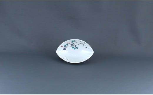 有田焼 お香立〈萩文〉【赤絵白磁硯処 雪月花】手描き 伝