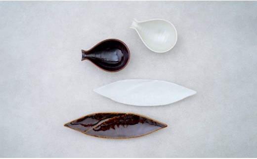 有田焼 鼈甲（べっこう）銀彩 雅形小皿揃【 幸楽窯 / YUIKA La