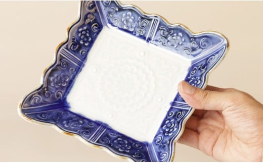 【アウトレット・デッドストック 】有田焼 フチサビ 青釉