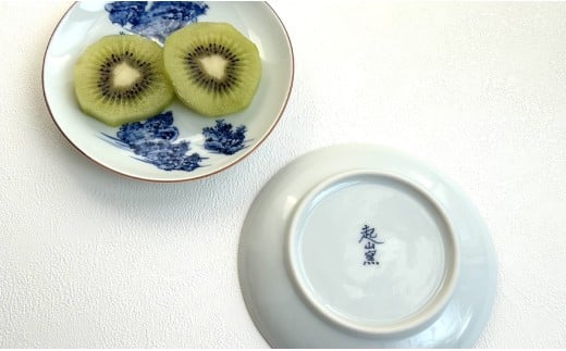有田焼 山水絵小皿セット（2枚1組）【起山窯】食器 うつわ 