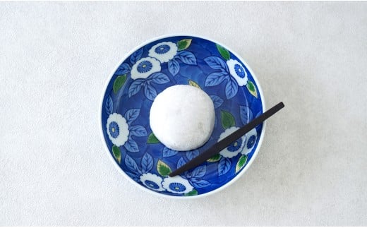 【田中里奈さんおすすめ！】有田焼 染錦花文濃 銘々皿【源