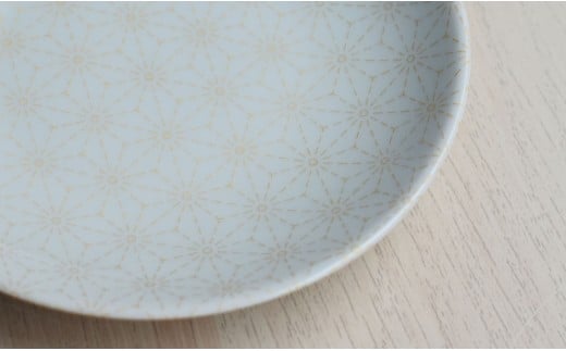 有田焼 かわいい色の麻の葉小皿 4枚セット【まるぶん】く