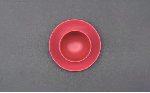 有田焼 深紅シリーズ そば猪口 ぐい呑み 小皿 3点セット【